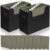 Qeeenar 2 Pcs Desktop Hanging File Organizer Box with 10 Pcs Army Green Hanging File Folders Letter Size Folder Storage Portable Storage Cabinets Document Holder for Office Supplies Home