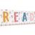 Qeeenar Reading Posters Read Sign Set Boho Library Decor Classroom Reading Corner Decoration Classroom Supplies Decor Bulletin Board for Daycare Kindergarten Preschool Elementary Middle School