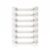 Qenyunk 8-Pack Storage Box Stacking Brackets Plastic Organizer Clips Thick White Plastic Stacking Brackets. Great for maximizing Closet, Cabinet, and Pantry Space by Stacking Bins securely.