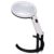QERTYHJK Desktop Folding Magnifier with Light Plug in Maintenance Handheld Lights Extended Lens