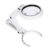 QERTYHJK Handheld Foldable Magnifying Glass Portable 5X 11X Loupe Magnifier Screen for Newspape 8 LED Bracket Type Table Desktop Lamp