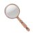 QERTYHJK high Magnification Full Metal Frame Handle Optical Lens Handheld Magnifying Glass Non-Light 20 Times Old Reading Newspaper