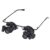 QERTYHJK Magnifying Glass with Led Lights Glasses Magnifier for Watch Repair Binocular Loupe Jewelry Tool