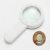QERTYHJK Magnifying Glass with Light, 30X Handheld Large Illuminated Lighted Magnifier for Macular Degeneration, Seniors Reading, Soldering, Inspection, Coins, Jewelry, Exploring