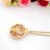 QERTYHJK Portable Necklace Flower Pendant Sweater Chain Peony Decoration Magnifying Glass Reading
