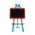 QERTYHJK Sketchpad – Kids Chalkboard Whiteboard Easel Reversible Chalk, Magnetic Dry Erase and Paint Board with, Eraser