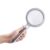 QERTYHJK Vision aids 10 Times Hand held Magnifying Glass Convenient Light Children’s Old Reading High Definition Optical Lens Enlargement Stationery Office Supplies