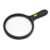 QERTYHKK Large-Diameter Hand-held Magnifying Glass 10 Times high-Definition high-Old Elderly Reading Newspaper Children