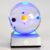 QIANCHANG 3D Solar System Crystal Ball with LED Stand, 3.15″ Glass Sphere Decoratvie Balls Lamp, Space Galaxy Model Decor Night Light Gifts for Women Kids