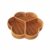 Qianly Rattan Tissue Box Cover with Side Organizer Lidded Tissue Box Cover with Storage Compartment for Countertop
