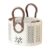 QIANMOON Collapsing Laundry Basket, Portable Space-Saving Storage (Coffee)