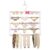 Qiannhee Stainless Steel 5-Tier Wall Hanging Claw Clip Organizer