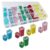 QIESCOL 30PCS Car Fuses Assortment Kit, 20A 30A 40A 50A 60A Tall/Standard & Low Profile Box Shaped Car Fuse with Storage Box, Universal Automotive Fuses for Cars, SUVs, Trucks (Multicolor)