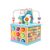 Qilay Wooden Activity Cube for Toddlers, 5 in 1 Multipurpose Abacus Early Educational Montessori Toys, Learning Toys for Kids | Bead Maze, Great for Boys Girls