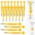 Qilery 50 Employee Appreciation Gift Bulk Back to School Gift Pens Inspirational Star Ballpoint Pens with Motivational Card Thank You for Teacher Team Coworker Office Staff (Being Awesome)