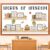 Qilery Bookshelf Bulletin Board Set, Motivational Words of Wisdom Cutouts for Classroom Decor, Rustic Boho Library Reading Nook Wall Posters, Inspirational Teacher Supplies for Back to School