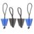 Qingdinu 30 PCS Silicone Kayak Scupper Plug Stopper Drain Hole Bungs