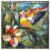 Qiuenisray Wooden Puzzle 200 Piece, Stained Glass Hummingbird Jigsaw Puzzle