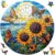 Qiuenisray Wooden Puzzles for Adults, Sunflower Butterfly Puzzles 200 Piece