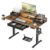 Qiuikloi 48″ x 24″ Electric Standing Desk with 3 Drawers, Work Gaming Desk