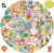 Qkilisy 300Pcs Aesthetic Water Bottle Stickers for Teens Adults