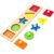QODOFLR First Jumbo Knob Wooden Shape Puzzle for Toddlers 1-3,Montessori Toddler Puzzle Toys for1-2 Year Old,Preschool Learning Peg Puzzles Toys for Baby Kids