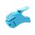 QOPCBCGN Mini Stapleless Stapler, Safe and Labor-Saving Student and Office Stationery(Blue)