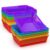 QRRICA 18 Pack Plastic Classroom Storage Baskets, Paper Trays for Classroom Organization & Turn in Trays for Teachers, Students, Desk Organizer Bin 13.8×10.6×3.1 Inch