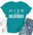 Qskall Womens Teacher Shirts Math Teacher T-Shirt Teaching Tee Top Cyan