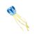 QSTDGVPW Garden Kite for Kids Windsock with String Long Tail Children Outdoor Flying Toy for Kids Adults Boys Girls Outdoor, Blue