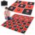 QuadPro 2-in-1 Giant Checkers Game & Tic Tac Toe Game Set