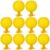 Qualirey 10 Set Fruit Fly Sticky Trap Balls Fungus Gnat Killer Bug Catcher Gnat Trap Insect Traps Indoor Outdoor Plant Fly Sticky Traps Ball for Fungus Plants(Yellow)