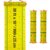 Qualirey Giant Sticky Fly Traps, Fly Strips for Indoor Outdoor Hanging Flying Tapes Non Toxic Ribbon Fruit Gnat Killer for Mosquito Plants House Horse Stable(59.06ft,Yellow and Green,2 Pcs)