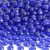 Quancru 0.95 LB Deep Blue Flat Glass Beads 180Pcs Mini Glass Marbles Dark Blue Decorative Gemstones Pebbles for Vase Filler Floral Fish Tank Aquarium Rocks House Wedding Decor