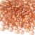 Quancru 0.95 LB Light Pink Flat Glass Gemstones 180Pcs Mini Marbles Beads