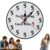 Quanzyx Funny “No Drinking Until After 5” Wall Clock, Novelty Silent Non-Ticking Analog Round Clock for Office, Home, Kitchen, Living Room and Bedroom，10in