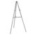 Quartet Easel, Aluminum, Lightweight, Telescoping, 66″ Max. Height, Supports 25 lbs, Black (51E)