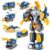 QUERCITRON Construct Truck Dinosaur Transform Toy Robot Car Magnet Vehicle