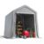 Quictent 6x8FT Small Storage Shed Carport – Portable Shed for Bicycles, Lawn Mowers, Garden Tools – All-Weather Waterproof Storage Tent with Reinforced Frame, Dark Gray