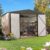 Quictent Heavy Duty 10X10 FT Metal Storage Shed, Lockable Steel Yard Waterproof Tool Shed for Garden, Backyard, Patio, Outside use with Combination Lock(9.5X9.5 FT Base,No Floor)