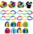 Quiet Twisty Fidget Toys 8PCS for Adult, Sensory Worry Toys, Bendable Twiddle Tubes, ADHD Autism Calm Down Toy, Office, Party Favors, Stress Relief Toys for Adult