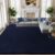 qulint 9×12 Rug for Living Room, Navy Blue Large Rug for Bedroom Boys Room