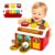 Quliwise Interactive Pop Up Farm Animal Toys with Music Light & Piano