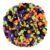 Qumenan 1200 Pieces 4 Sizes Halloween Pom Poms Balls Crafts for DIY Hobby Supplies Halloween Party Decorations (Halloween)