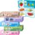 QUOKKA 5X Megaset Realistic Matching Puzzles and 16 Pairs Veggies and Fruits Jigsaw Set