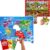 QUOKKA 70 Piece World Map Floor Puzzle and 48 Piece Farm Animals Search and Find Jigsaw