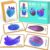 QUOKKA Toddler Matching Puzzles Set Realistic – 4 Learning Games