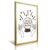 Quote You Are Stronger Than This Feeling Aluminum Picture Frames with Tempered Glass Acrylic Ready to Hang Poster with Removable Mat for Living Room Bedroom Office Golden-style12x16inchs(30x40cm)