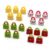 QUPLIZ 20pcs Miniature Fruit Purse Resin Charms for DIY Crafts
