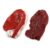QUPLIZ 2pcs Realistic Fake Pork and Beef Slice Models